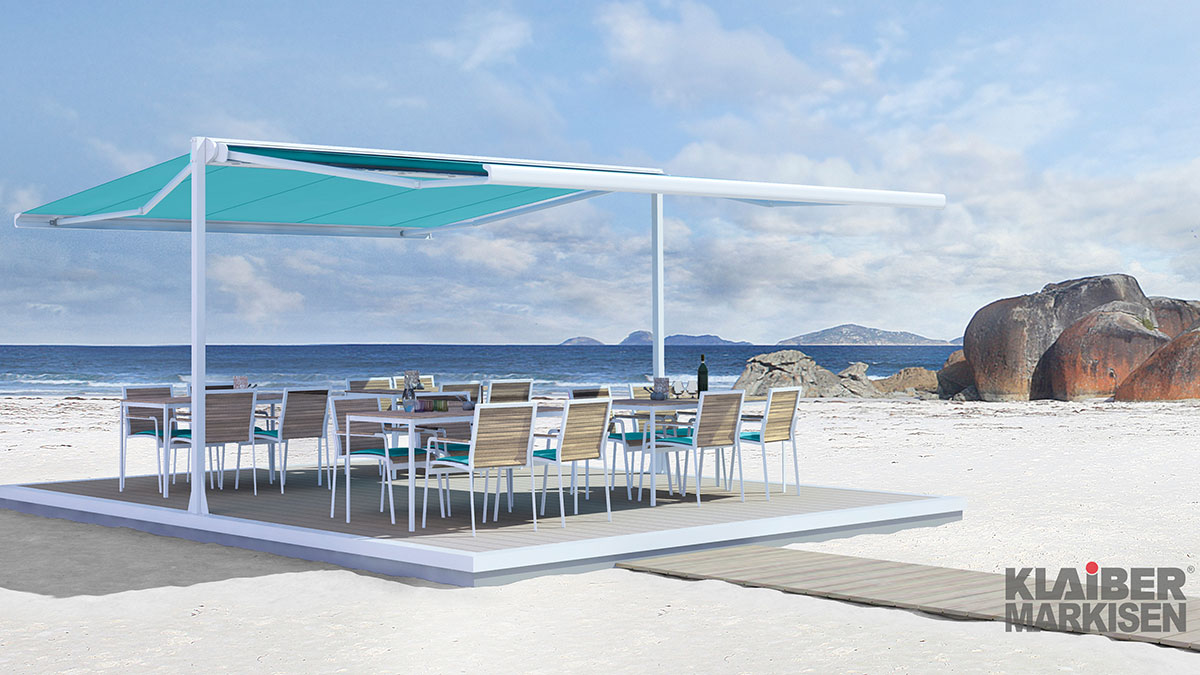 Freistehende Markise BOXMOBIL OS7000 | KLAIBER Sonnen- und Wetterschutztechnik GmbH